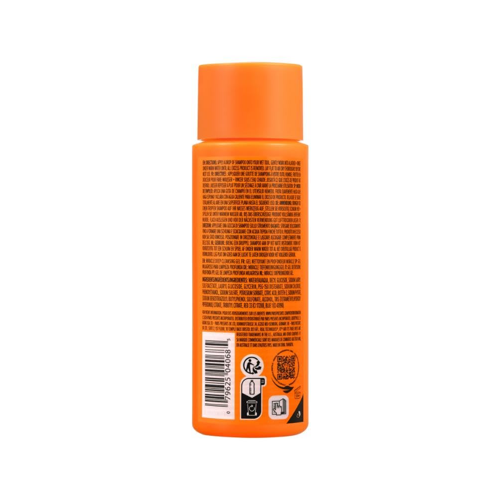 Real Techniques Miracle Gel Nettoyant Profond, Shampoing pour Pinceaux de Maquillage & Éponges, Nettoyant pour Outils de Maquillage, Végétalien et Sans Cruauté, Flacon de 118 ml (4 fl. oz.)