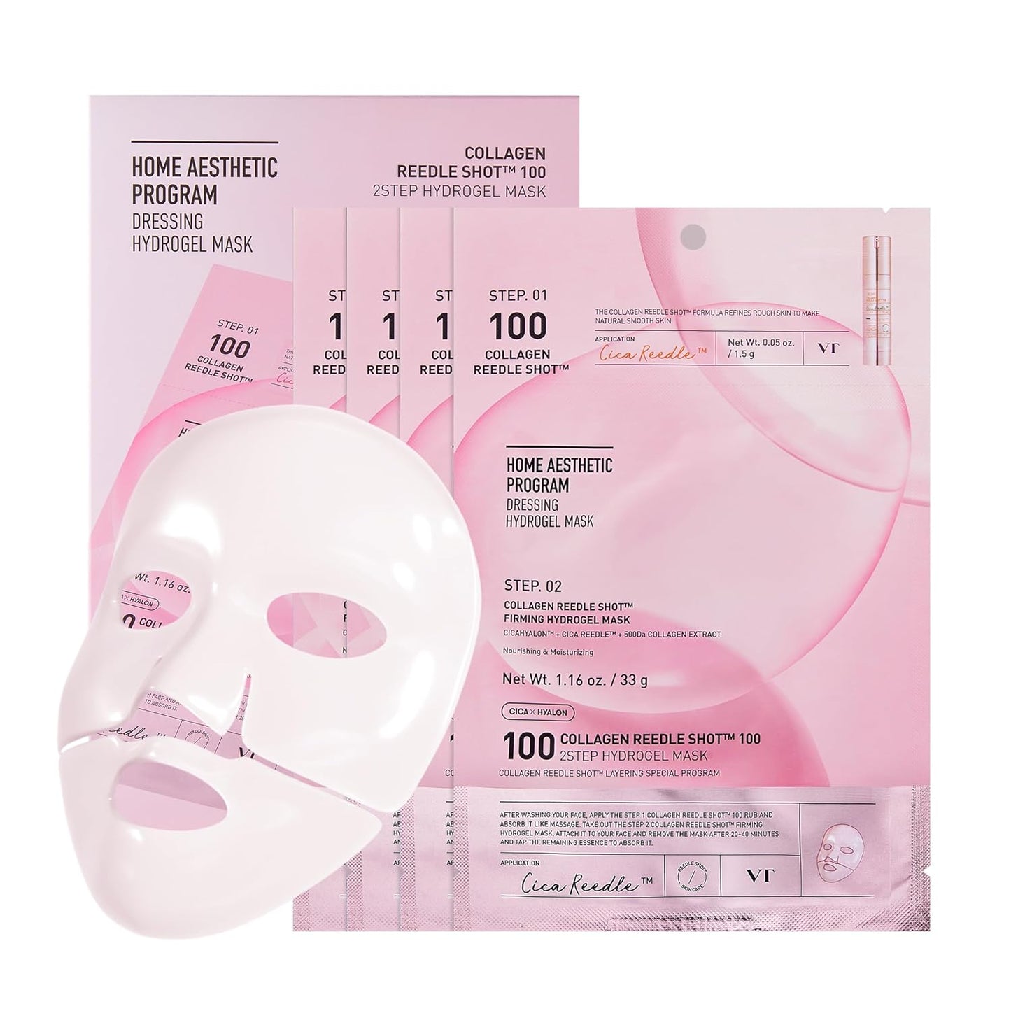 VT COSMETICS Reedle Shot 100 2-Step Hydrogel Mask