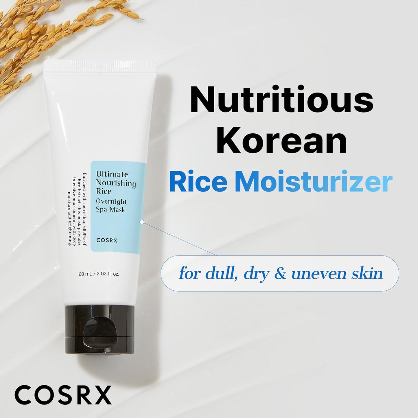 COSRX Ultimate Nourishing Rice Overnight Spa Mask