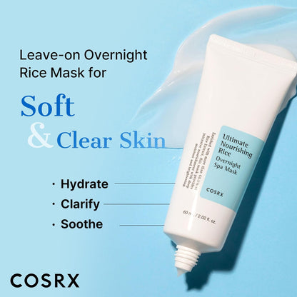 COSRX Ultimate Nourishing Rice Overnight Spa Mask