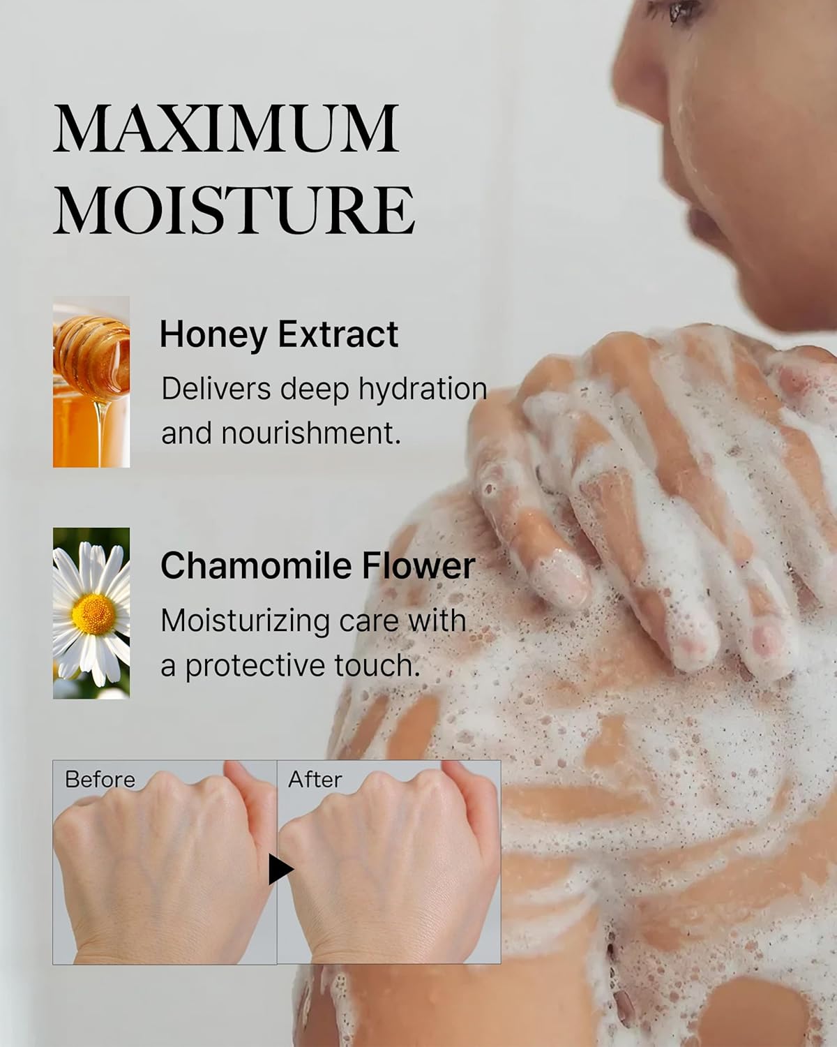 Lotion Corporelle Hydratante pour une Peau Douce et Lisse – Parfaite pour les Peaux Sèches et Sensibles