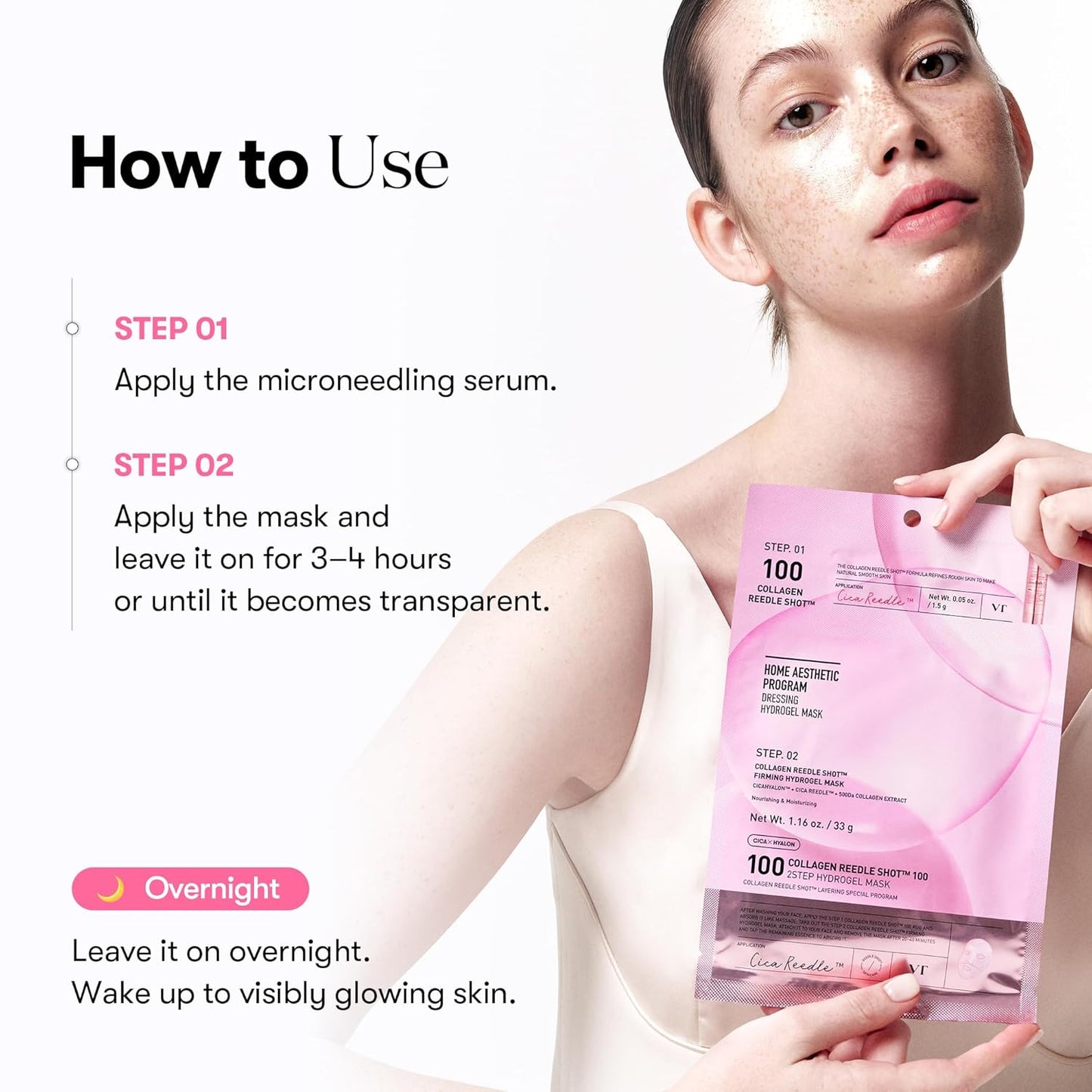 VT COSMETICS Reedle Shot 100 2-Step Hydrogel Mask